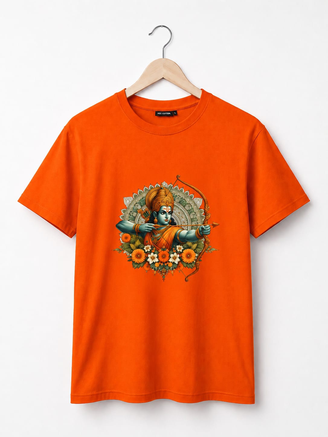 Vibrant Orange Floral